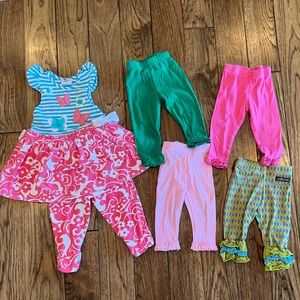 Girl 12 Month Outfit and Pants, Matilda Jane, SmockDot Kids, Molly & Millie